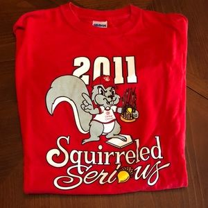 STL Cardinals 2011 Rally Squirrel T-Shirt